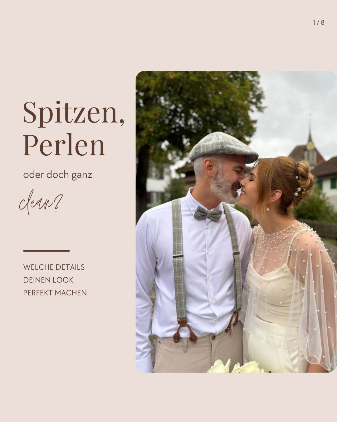Wie sieht dein Traumkleid aus? Spitzen, Perlen oder ganz clean?